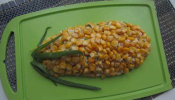 Праздничный салат «Кукуруза» из простых продуктов