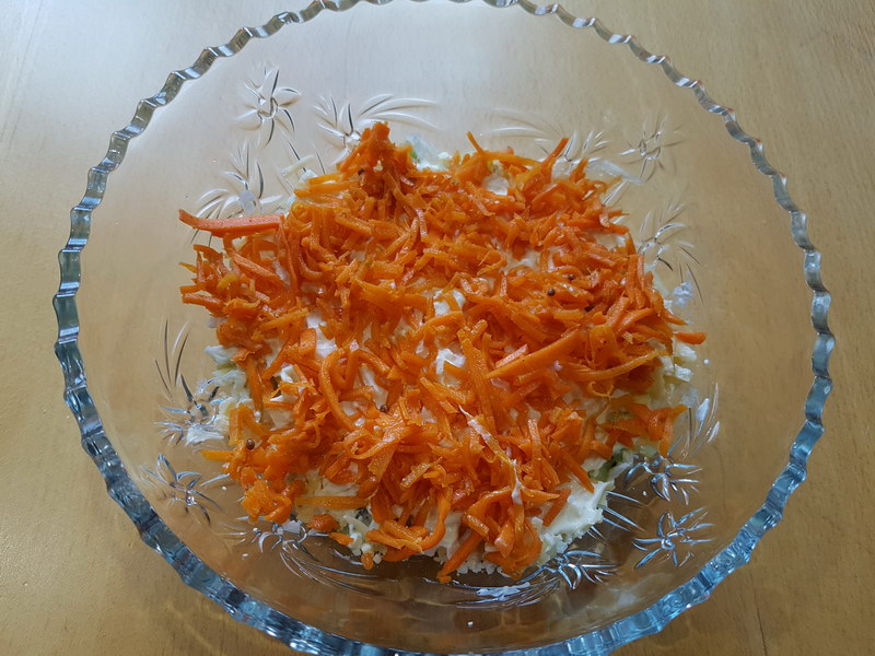 Слой корейской моркови