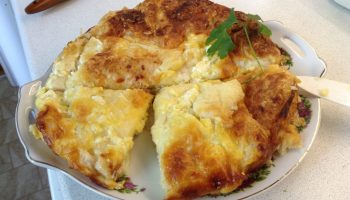 Грузинская Ачма с сыром по-быстрому (Рецепт из лаваша, хороший способ сэкономить время)