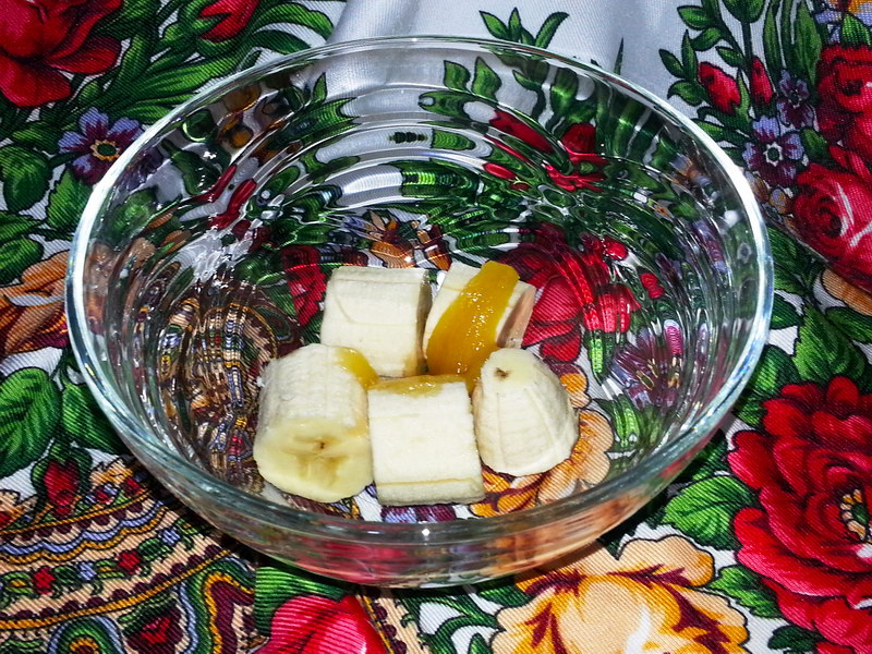 Идеальный завтрак и вкусный десерт (рецепт печеных яблок фаршированных бананом)