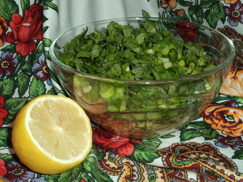 Овощной салат «Табуле» – сочность и свежесть лета в одном блюде