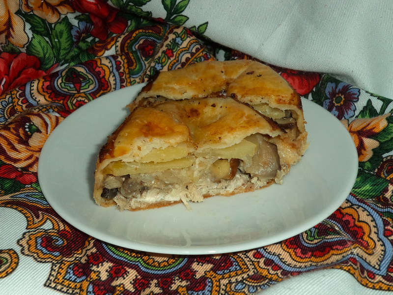 Готовлю татарский пирог «Кубете» с грибами - удался на славу