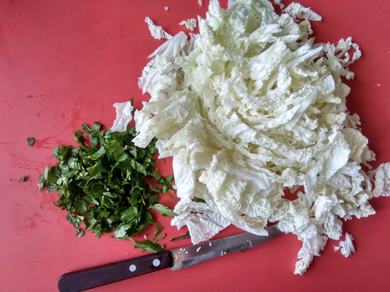 Свежий зелёный салат «Французское чудо»
