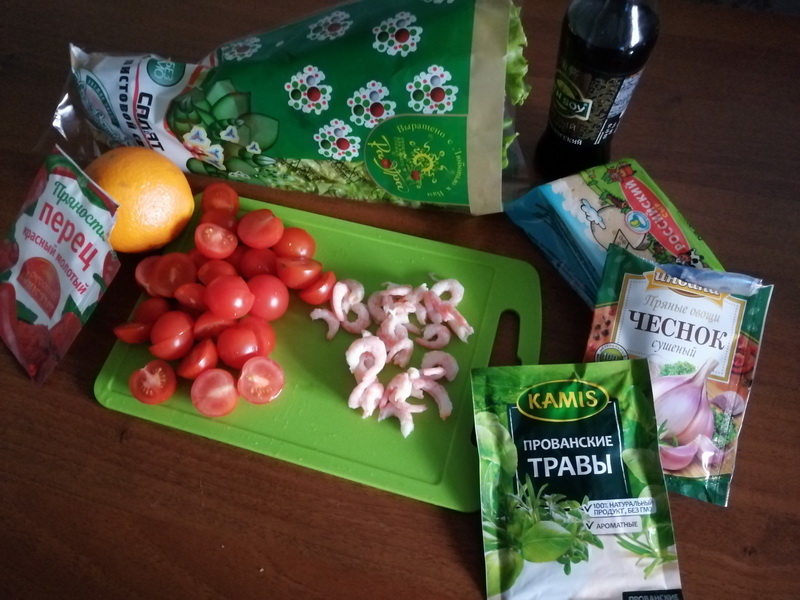Рецепт креветочного салата