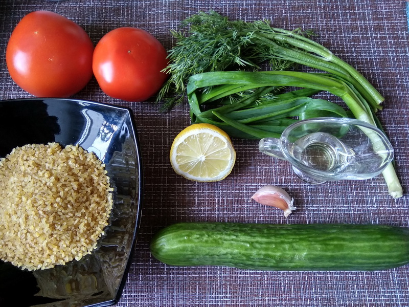 Табуле – вкусный, необычный салат из восточной кухни (без мяса и можно готовить из нашей пшёнки)