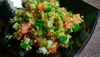 Табуле – вкусный, необычный салат из восточной кухни (без мяса и можно готовить из нашей пшёнки)