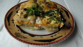 Картофельная лазанья — блюдо, которое очень любит мой муж