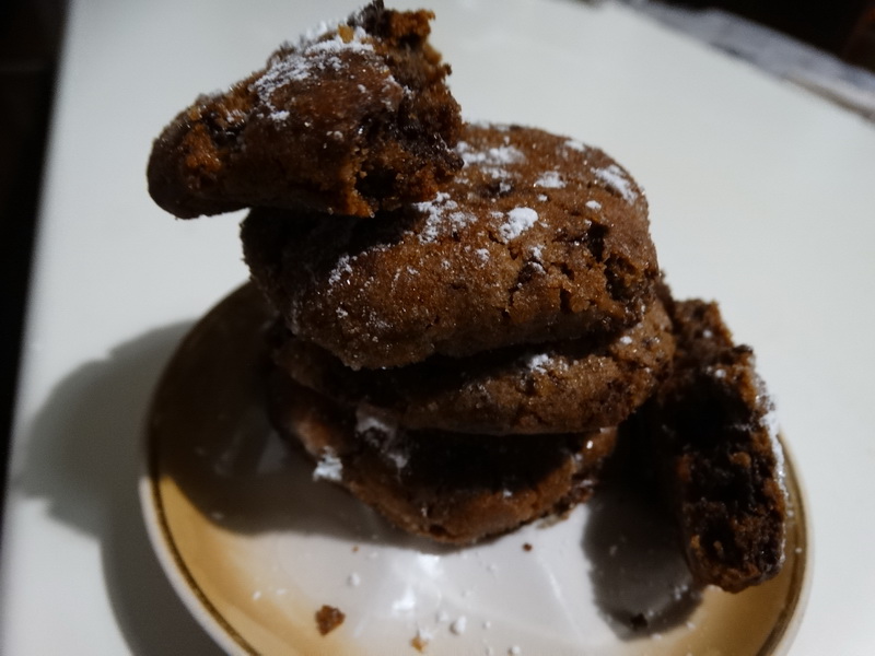 Имбирное печенье с шоколадом